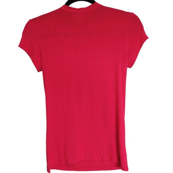 Design History Womens Basic Top, Stretch Casual Shirt, Pullover Dark Pink S NWOT - Picture 2 of 8